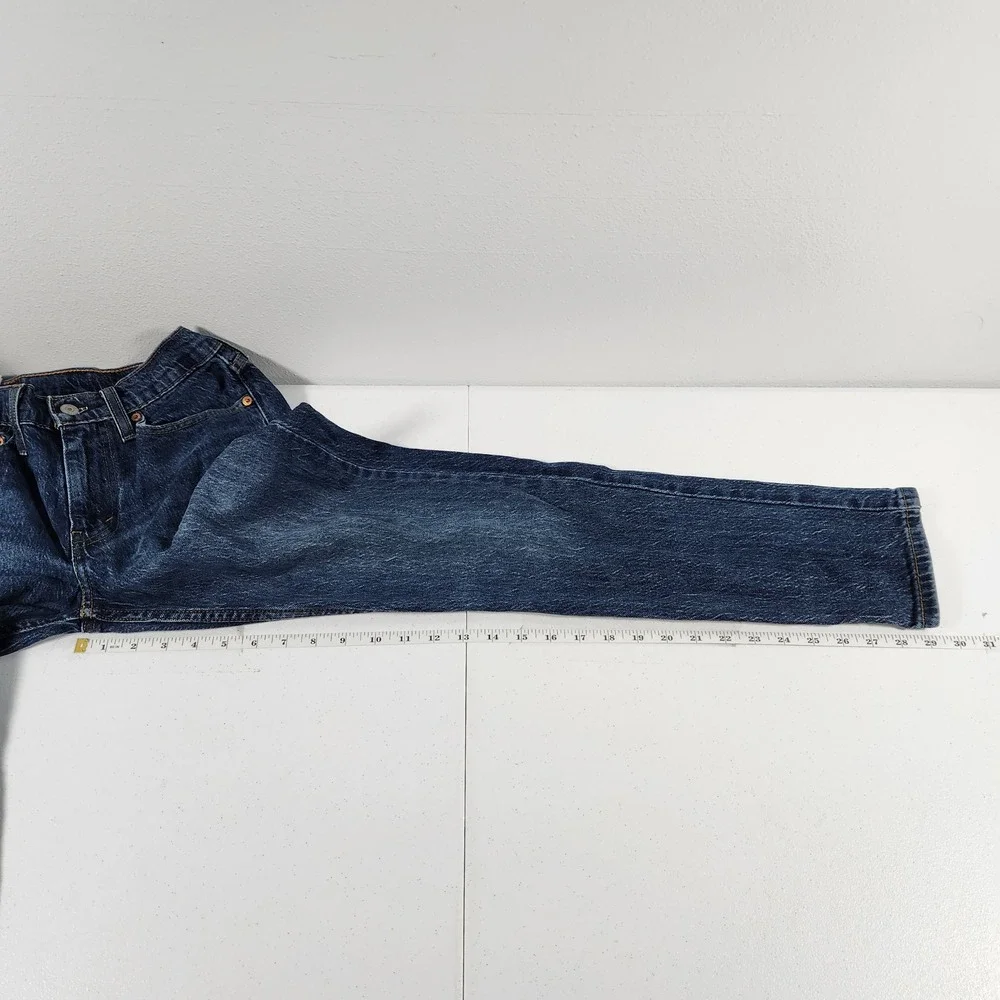 Levis 512 Slim Taper‎ Jeans Mens 29x30 Dark Wash Blue Stretch Denim